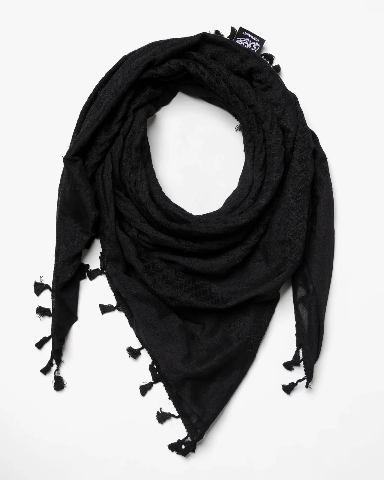 Pure Black Kufiya